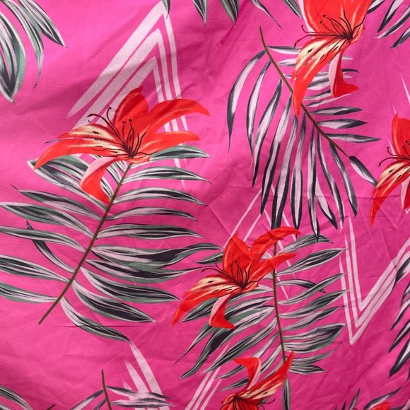 Shein Pink Floral Bikini Halter Maxi Cutout Dress 8/10 - Picture 6 of 8